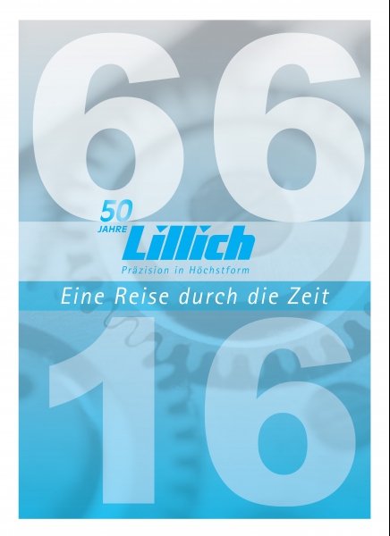 Jubiläumsbroschüre 50 Jahre Willy Lillich GmbH in Straubenhardt bei Pforzheim.